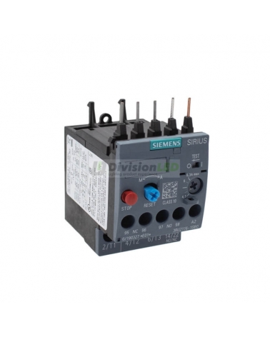 Siemens SIRIUS 3RU 3RU2116-1GB0 Relé de sobrecarga 1NC+1NA 4.5-6.3A