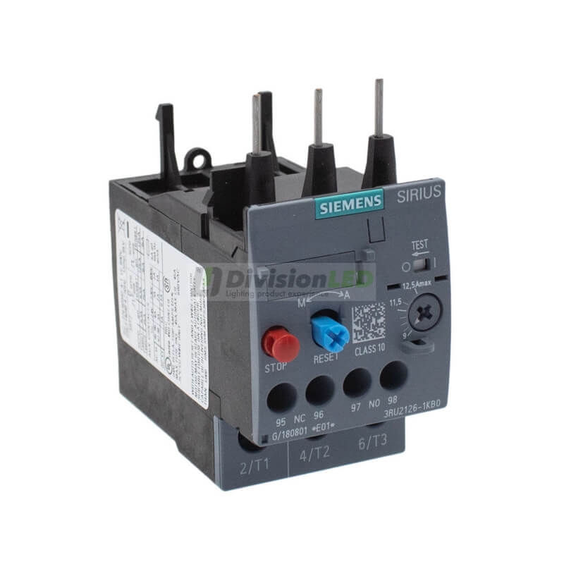 Siemens SIRIUS 3RU 3RU2126-1KB0 Relé de sobrecarga 1NC+1NA 9.0-12.5A