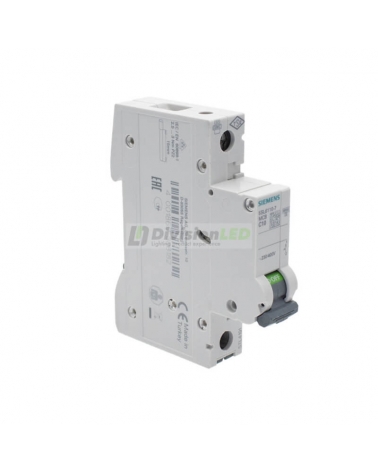 Siemens 5SL6110-7 Interruptor magnetotérmico 1P 10A C 6kA 230/400V