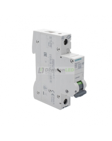 Siemens 5SL6116-7 Interruptor magnetotérmico 1P 16A C 6kA 230/400V