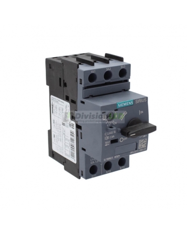 Siemens SIRIUS 3RV2011-0BA10 Guardamotor S00 sobrecarga 0.14-0.22A cortocircuito 2.6A