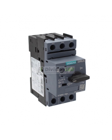 Siemens SIRIUS 3RV2011-1AA10 Guardamotor S00 sobrecarga 1.1-1.6A cortocircuito 21A