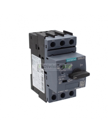 Siemens SIRIUS 3RV2011-1BA10 Guardamotor S00 sobrecarga 1.4-2A cortocircuito 26A