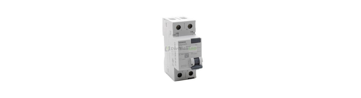 Interruptores diferenciales Siemens - DivisionLED - Material Eléctrico