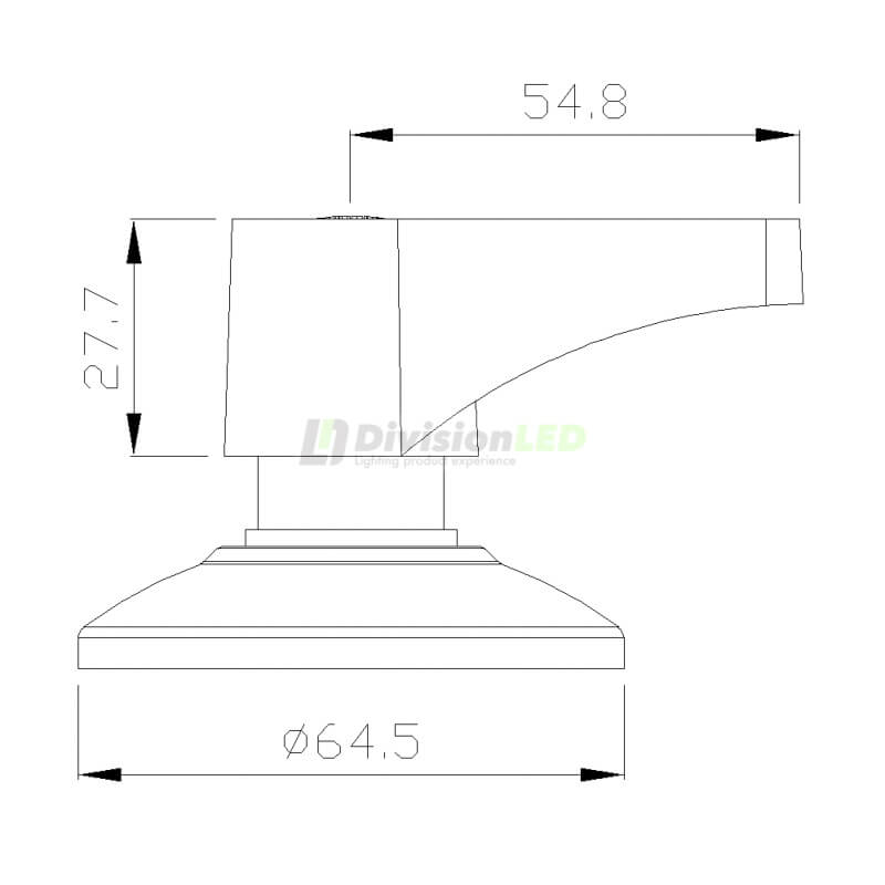 Standard Hidráulica 35190 Conjunto accionamiento palanca cromada Kansas