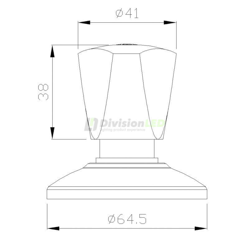Standard Hidráulica 35191 Conjunto Accionamiento Pomo Triangular Kansas