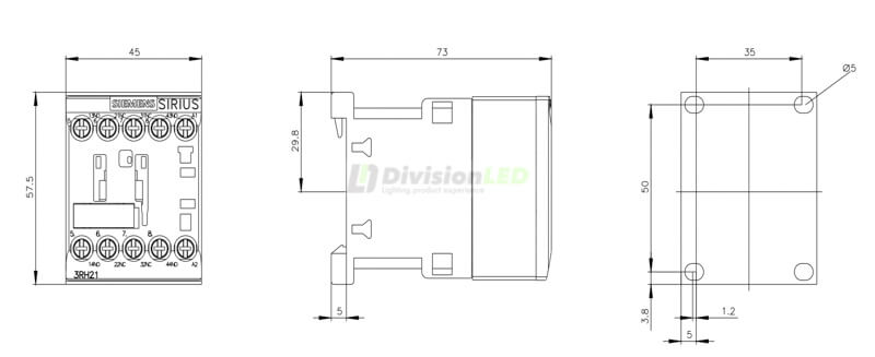 Esquema Siemens SIRIUS 3RH0