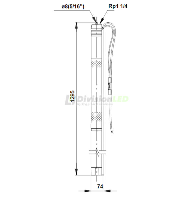 Esquema GRUNDFOS 96834838 Bomba solar completa sumergible pozo 3" SQF-1,2-3 AISI304