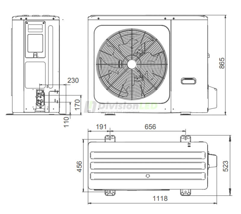 Esquema Ferroli 0XHTASWA OMNIA ST 3.2 HI3 10 Bomba de calor aerotérmica aire-agua