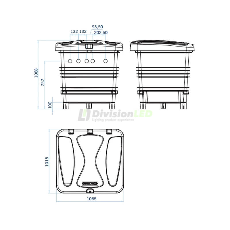 Esquema Astralpool 41910 Ramses Caseta compacto enterrado piscina Filtro + Bomba Sena 1CV
