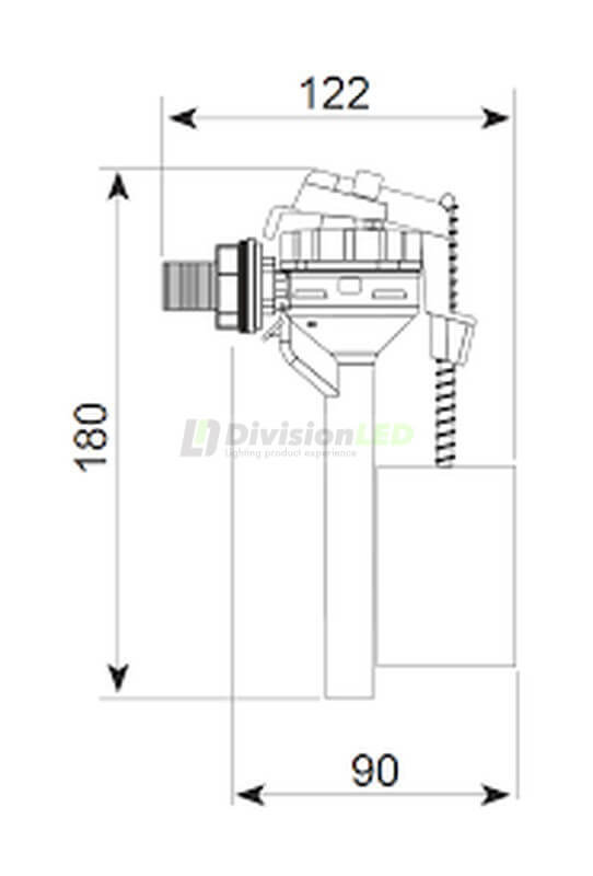 CABEL 10721367 Grifo flotador ultracompacto Servo válvula lateral