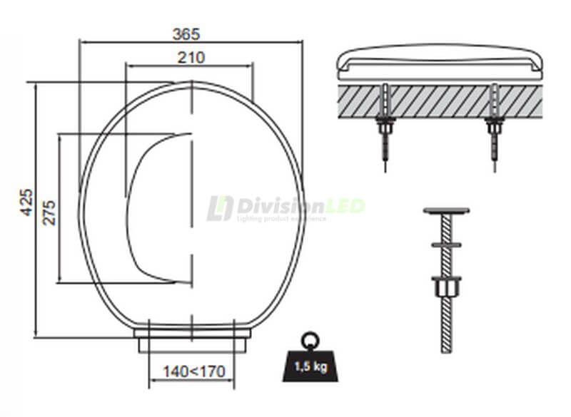 CABEL 20721360 tapa WC con caída amortiguada