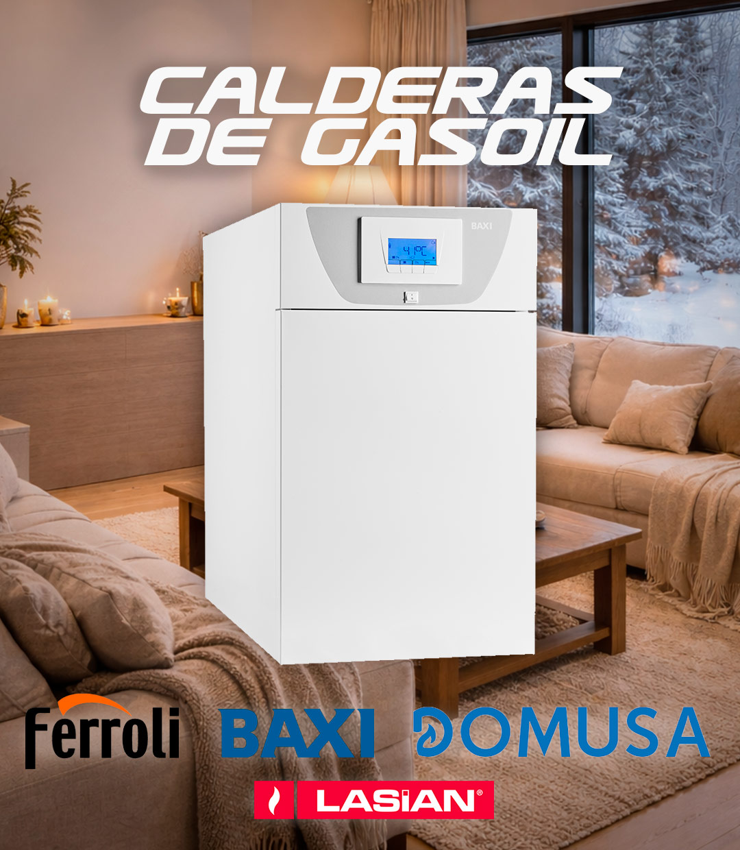 Calderas de gasoil y estufas de pellets