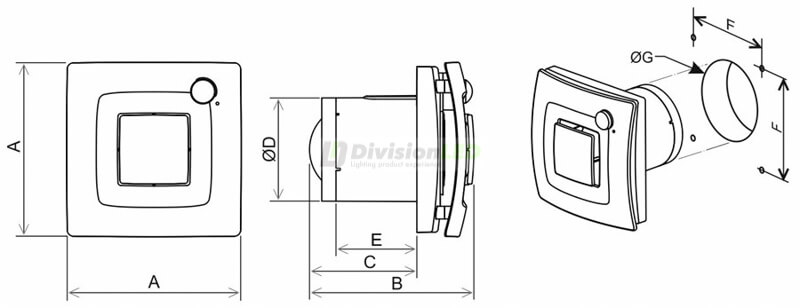 S&P 5210641000 Extractor de baño/aseo SILENT DUAL 200 RE