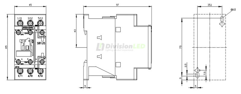 Esquema Siemens SIRIUS 3RT2