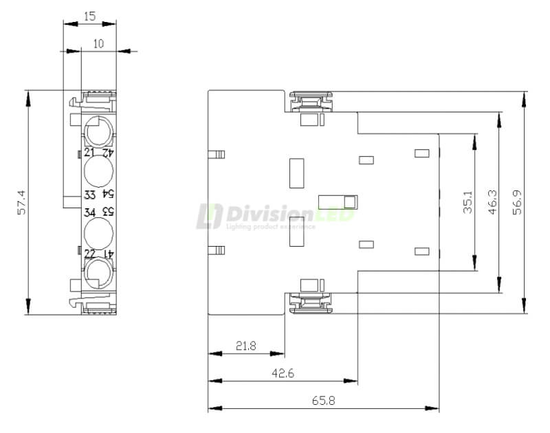 Esquema Siemens SIRIUS 3RH0 3RH2911-1DA11
